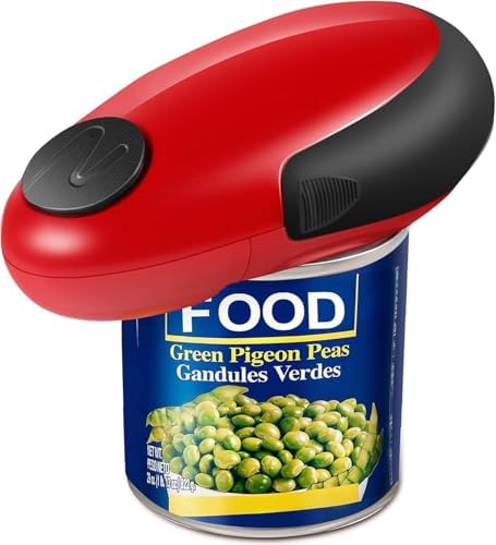 ViperSnap Electric Can Opener - Hand Free Red Battery Operated 1