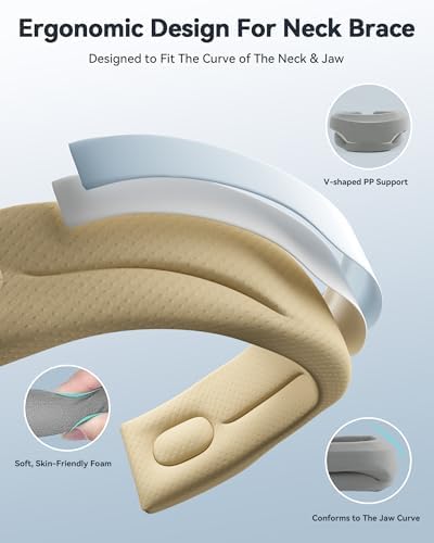 Qwnccet Neck Brace for Sleep and Spinal Support