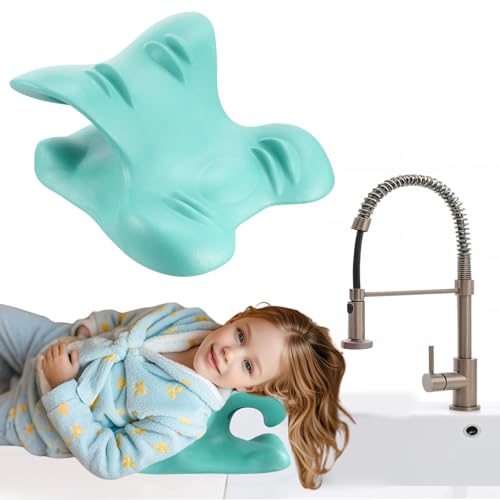 YEXEXINM Kids Hair Washing Neck Pillow with Massage