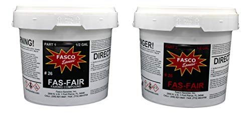 Fasco Epoxies Fas-Fair 26 Epoxy Fairing Compound Gallon Kit