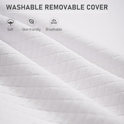 SUNYRISY Adjustable Bed Wedge Pillow with Washable Cover
