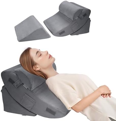 VEVOR 4Pc Adjustable Orthopedic Wedge Pillow Set