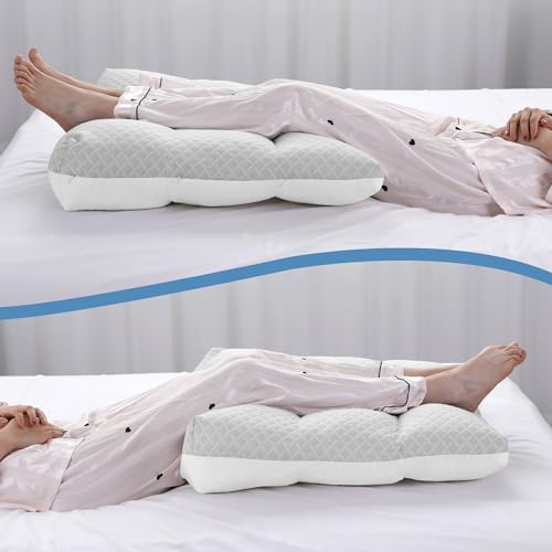 MABOZOO Adjustable Leg Elevation Pillow with Zippered Compartments
