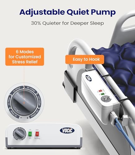 VOCIC Alternating Air Pressure Mattress Pad with Sleep Mode 1