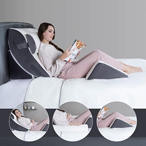 Klbs Bed Wedge Pillow Set 4 Piece Comfort Style