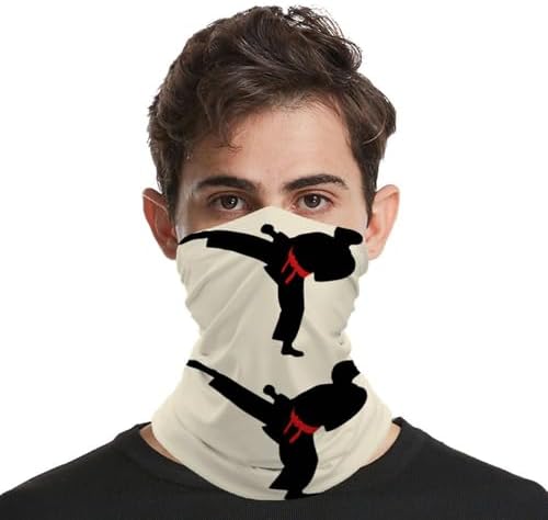 Karate Boy Changeable Belt Color Face Mask