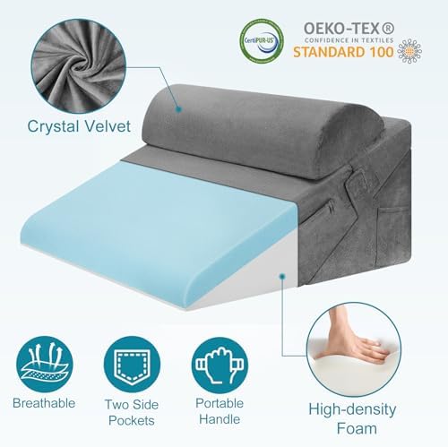 9 12 Inch Bed Wedge Pillow for Acid Reflux and Post Surgery