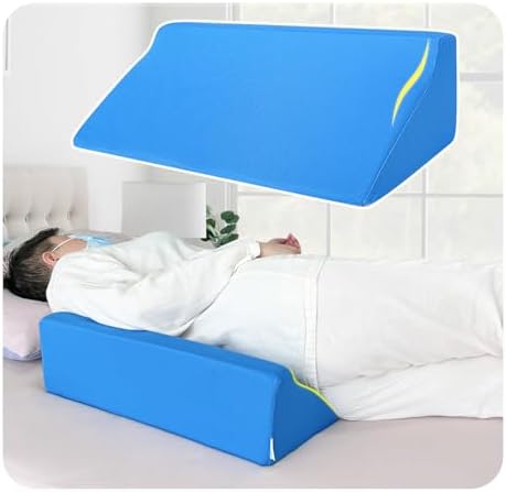 NEPPT Bed Wedge Pillow for Post Surgery Pressure Relief Blue 1