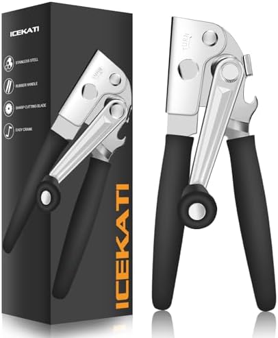 ICEKATI Manual Can Opener Heavy Duty with Magnet