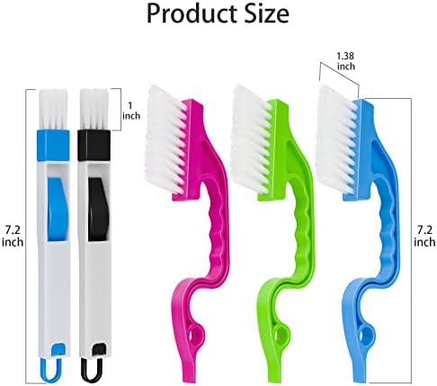 Aivwis Crevice Cleaning Brush for Windows Tracks and Gaps