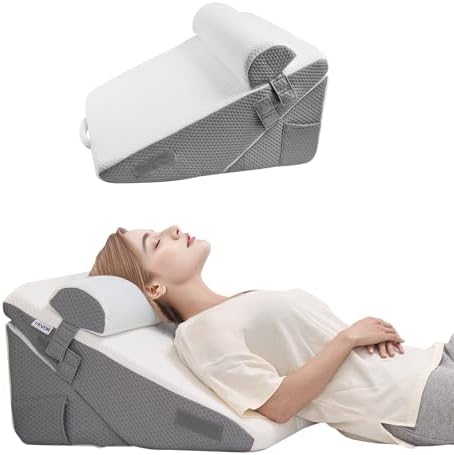 VEVOR 3 Pcs Adjustable Orthopedic Bed Wedge Pillow Set