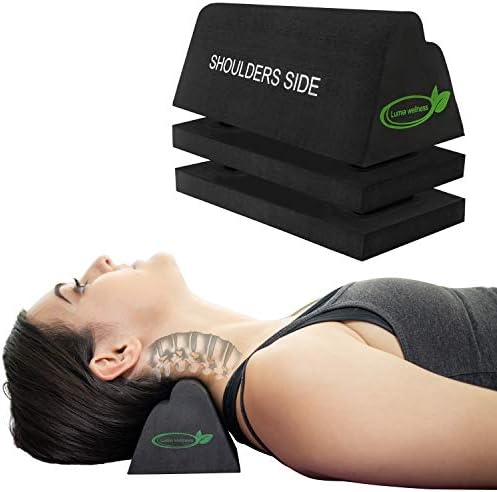 Lumia Wellness Cervical Traction Block - Firm Adjustable FSAHSA Eligible