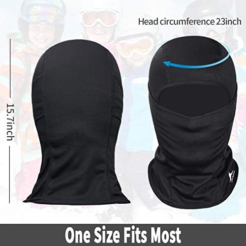 Achiou Ski Mask for Men Women - UV Protection Balaclava Face Cover