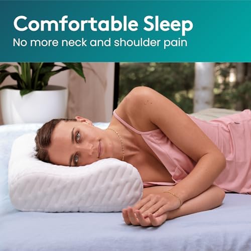 BLISSBURY Contour Pillow for Neck Support