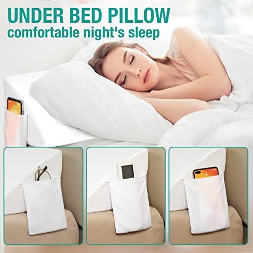 Vekkia Cal King Bed Wedge Pillow with Storage