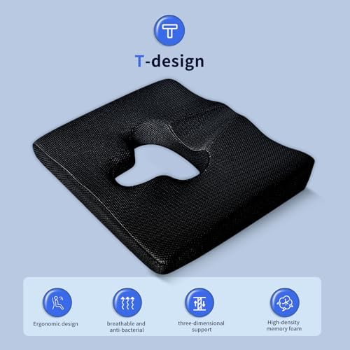 ACJRYO T-Shaped Bed Sore Cushion for Elderly and Disabled