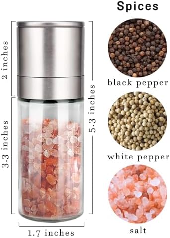 Gulex Salt Grinder Pepper Mill Adjustable Coarseness 1
