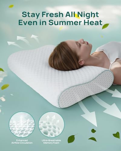 Releep Cervical Neck Pillow - Adjustable Support for All Sleepers