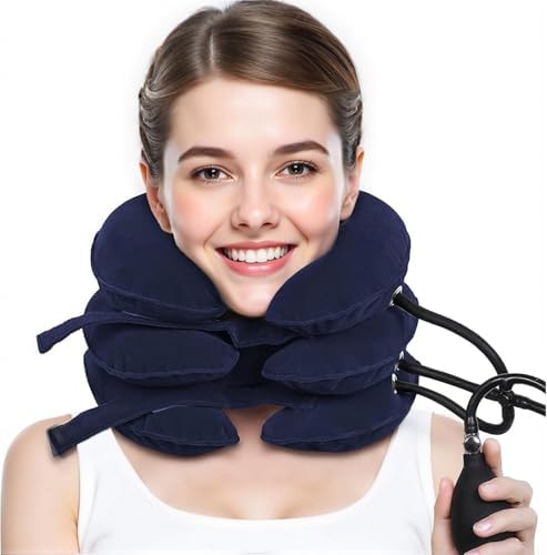 Adjustable Inflatable Neck Stretcher for Pain Relief 1