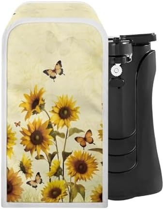 Butterfly Sunflower Can Opener Cover for Electric Openers