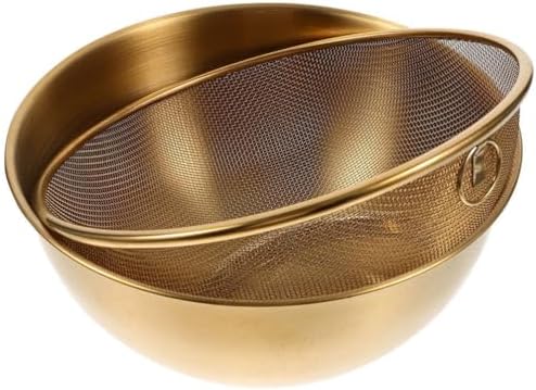 304 Stainless Steel Colander with Mixing Bowls Set