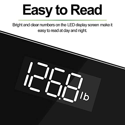 RENPHO Digital Bathroom Scale with Backlit LED Display