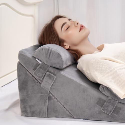 VEVOR 4 Pcs Adjustable Orthopedic Wedge Pillow Set