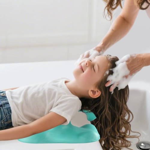 YEXEXINM Kids Hair Washing Neck Pillow with Massage