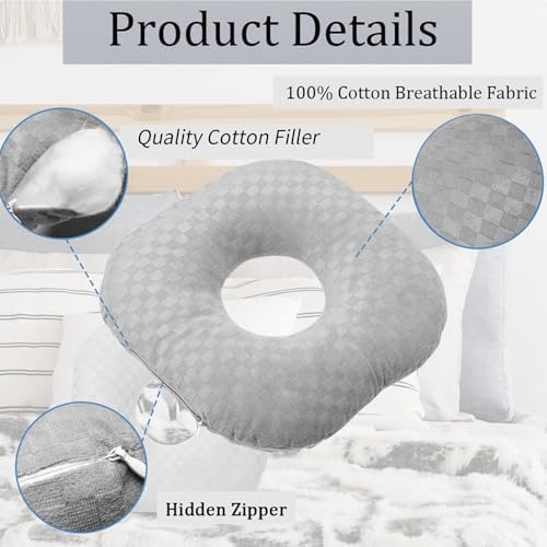 Wuronsa Ear Piercing Pillow for Side Sleepers 1
