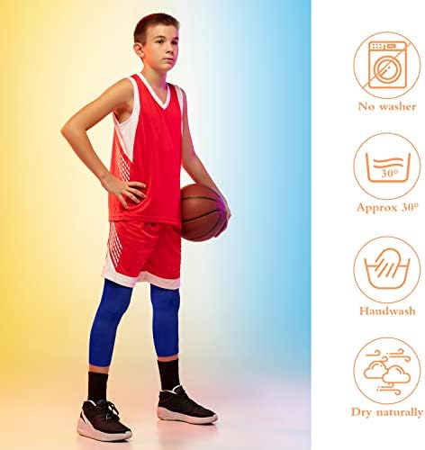 Geyoga Kids Compression Leg Sleeves 4 Pairs