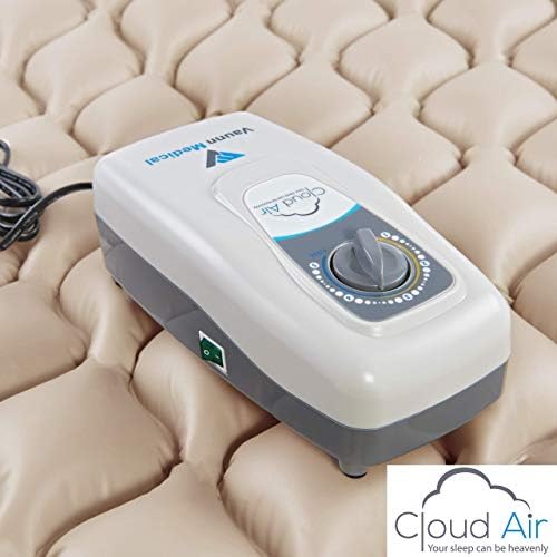 Vaunn Medical Cloud Air Mattress Topper with Pump - Quiet Pressure Relief