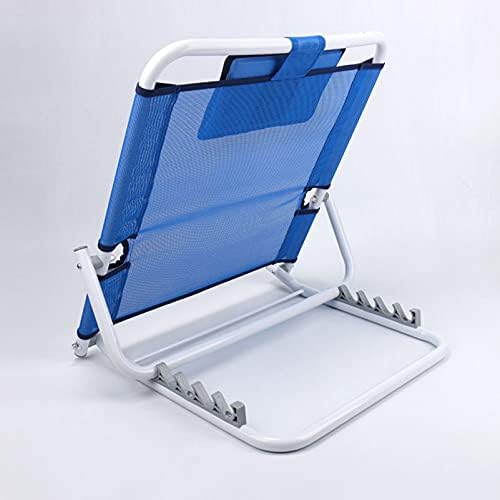 Adjustable Padded Backrest for Bed Support Blue