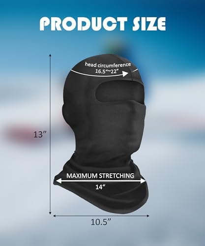 RACOONA Balaclava Face Mask for Motorcycle Powersports