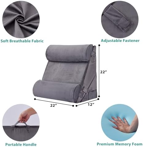 Bedluxe Adjustable 4pcs Wedge Pillow Set 1