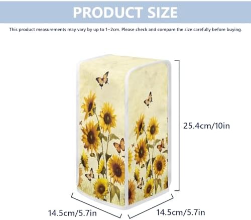Butterfly Sunflower Can Opener Cover for Electric Openers