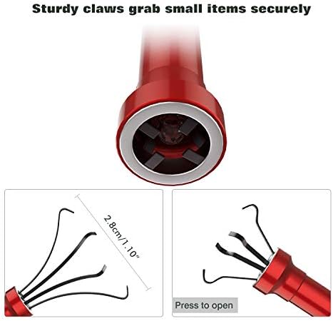 Housolution Grabber Tool with LED Lights Red