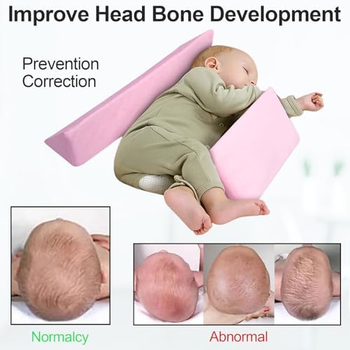ParkistStar Wedge Pillow for Newborns Adjustable 45-Degree Support
