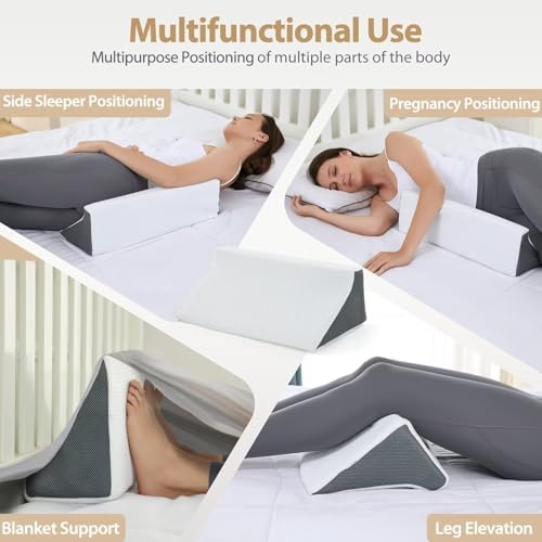 Touchutopia Wedge Pillow for Side Sleepers