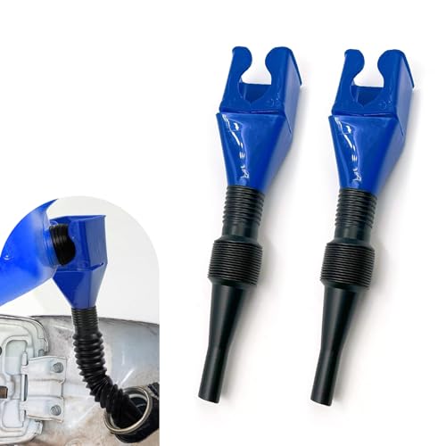 2 PCS Auto Flexible Funnel with Extendable Spout and Snap Seal