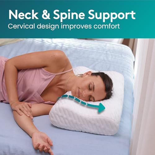BLISSBURY Contour Pillow for Neck Support