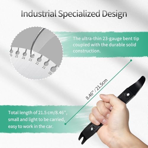 Prozwee 4140 Steel Multi-Function Trim Removal Tool 2PCS Black