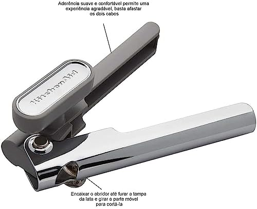 KitchenAid No Mess Multi Function Can Opener Gray