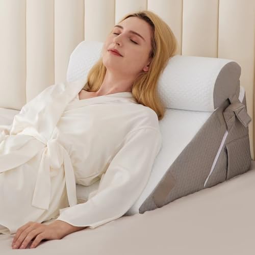 3PCS Adjustable Wedge Pillow for Back and Acid Reflux Relief