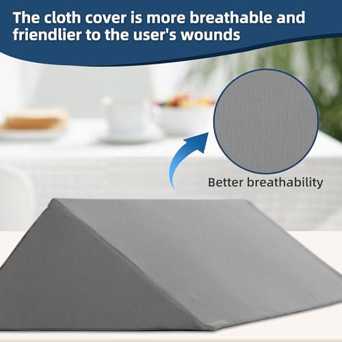 Fanwer 34 Bed Wedge Pillow for Side Sleepers