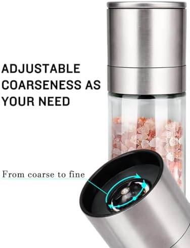 Gulex Salt Grinder Pepper Mill Adjustable Coarseness 1