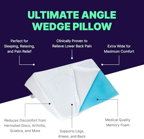 Back Support Systems Angle Wedge Pillow for Sleeping 1