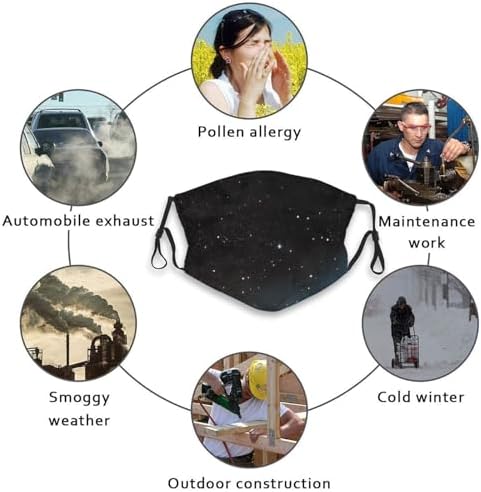 Unisex Reusable Cloth Face Mask with Adjustable Ear Strap