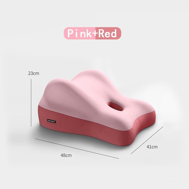XYHOMECP 7 in 1 Multifunctional Slope Pillow Pink