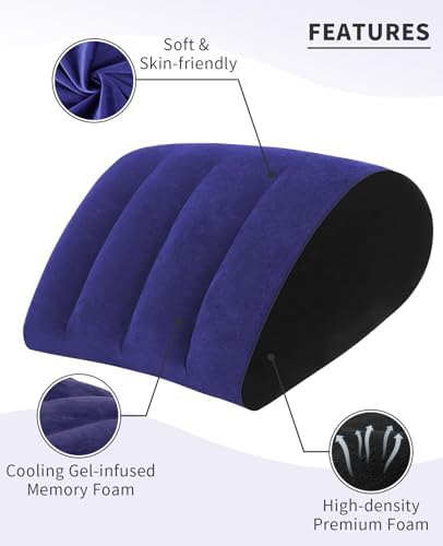 WHZHAOCAI Portable Inflatable Wedge Pillow 1