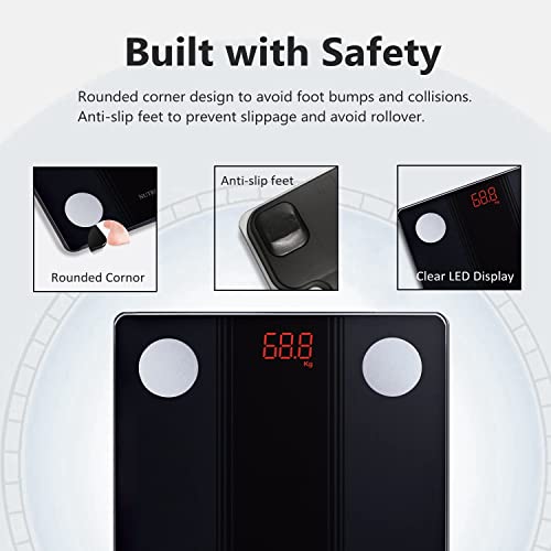 NUTRI FIT Smart Body Fat Scale with Bluetooth Sync